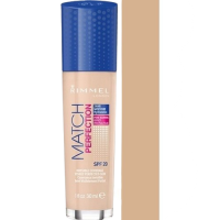 RIMMEL London Match Perfection Foundation SPF20 make-up 103 True Ivory 30 ml