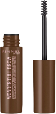 RIMMEL London Wonder Full 24H, Řasenka na obočí, 002 Medium brown 4.5 ml