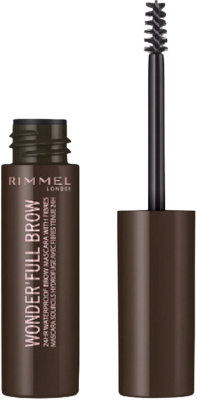 RIMMEL London Wonder Full 24H, Řasenka na obočí, 003 Dark brown 4.5 ml