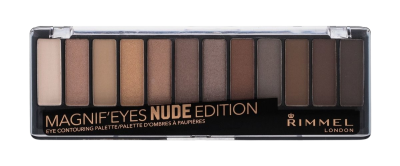 RIMMEL Magnif Eyes Palette Oční stíny 001 Nude Edition 14.2 g