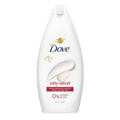 DOVE Silky Velvet sprchový gel 450 ml