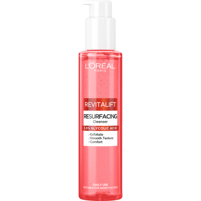 L'ORÉAL PARIS Revitalift Glycolic Exfoliační čistící gel s 3,5 % kyseliny glykolové 150 ml