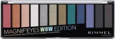 RIMMEL London Magnif Eyes Paleta očních stínů 006 Wow Edition 14.16 g