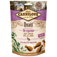 CARNILOVE Dog Semi Moist Snack Quail enriched with Oregano 200 g