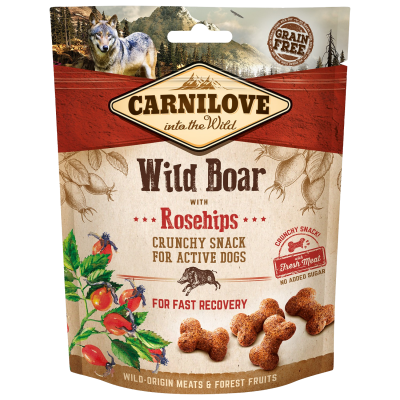 CARNILOVE Dog Crunchy Snack Wild Boar with Rosehips with fresh meat 200 g