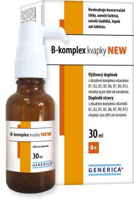 GENERICA B-komplex kvapky NEW 30 ml