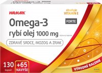 WALMARK Omega 3 rybí olej forte 195 kapslí