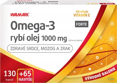 WALMARK Omega 3 rybí olej forte 195 kapslí