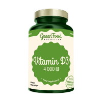 GREENFOOD NUTRITION Vitamin D3 4000IU 90 kapslí