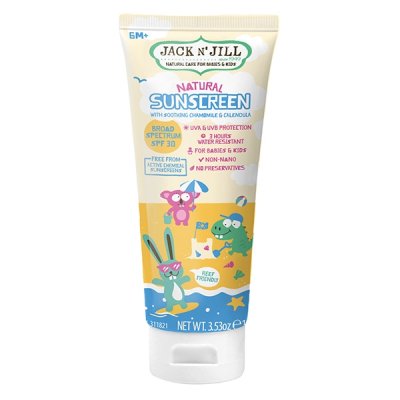 JACK N' JILL Sunscreen SPF30 přírodní opalovací krém 100 g