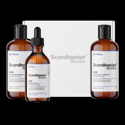 SCANDINAVIAN BIOLABS Růst vlasů pro muže - šampon + kondicionér + sérum