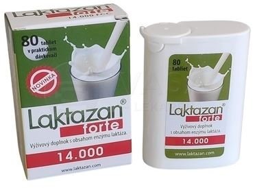 LAKTAZAN Forte 14.000 FCC 80 tablet