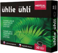 MEDICAL ZONE Černé uhlí 30 tablet