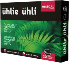 MEDICAL ZONE Černé uhlí 30 tablet