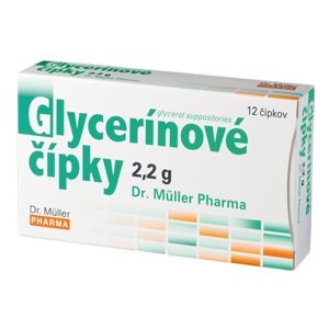 DR.MULLER Glycerinové čípky 2,2g sup 12 ks