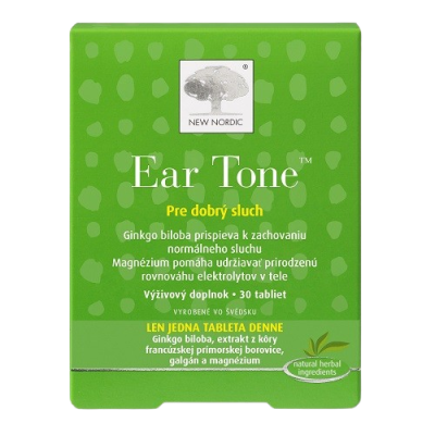 NEW NORDIC Ear Tone - pro dobrý sluch 30 tablet