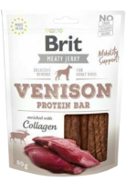 BRIT Snack Jerky Venison Protein Bar 80 g