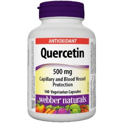 WEBBER NATURALS Quercetin 500 mg 140 kapslí