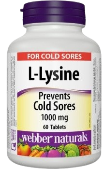 WEBBER NATURALS L - Lysine 1000 mg 60 tablet