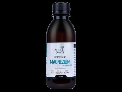 ADELLE DAVIS Lipozomální Magnesium s Vitamínem B6 200 ml ADELLE DAVIS Lipozomální Magnesium s Vitamínem B6 200 ml