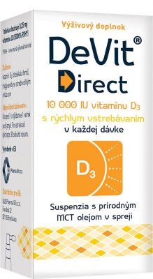 DEVIT Direct 10 000 IU sprej 6 ml