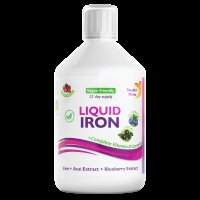 SWEDISH NUTRA Liquid Iron, tekuté železo s B-komplexem 500 ml