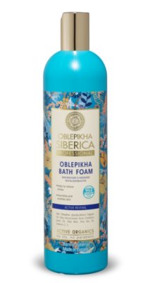 Natura Siberica Rakytníková pěna do koupele Hluboká obnova 600 ml