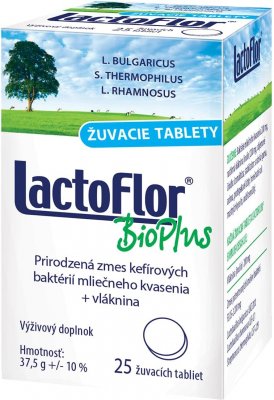 LACTOFLOR BioPlus žvýkací tablety 25 ks