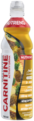 NUTREND Carnitine activity drink s kofeinem, ananas 750 ml