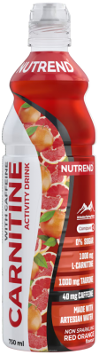 NUTREND Carnitine activity drink s kofeinem, červený pomeranč