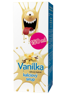 VULM Kalciový sirup Vanilka 150 ml