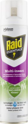 RAID Essentials Multi-insect proti létajícímu a lezoucímu hmyzu 400 ml RAID Essentials Multi-insect proti létajícímu a lezoucímu hmyzu 400 ml