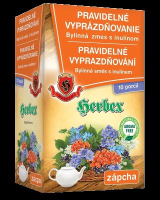 HERBEX Bylinná zmes s inulínom pravidelné vyprázdńovanie 140 g
