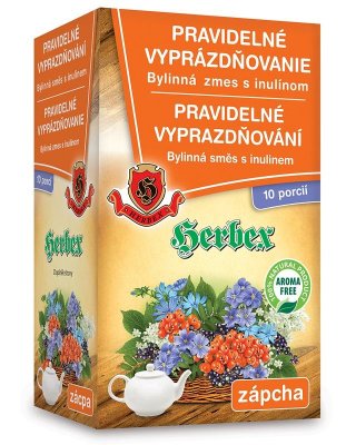 HERBEX Bylinná zmes s inulínom pravidelné vyprázdńovanie 140 g