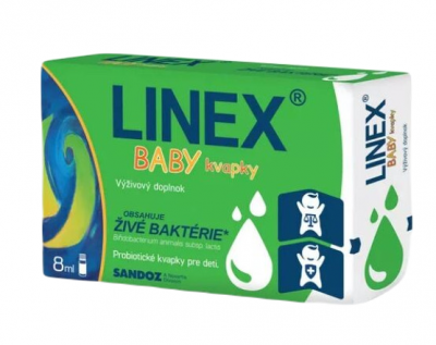 LINEX Baby Kvapky + Vitamín D3 8 ml