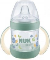 NUK For Nature Kojenecká láhev na učení s kontrolou teploty 150 ml