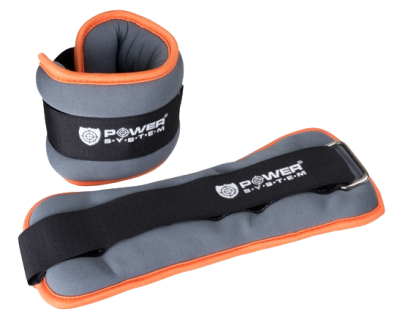 POWER SYSTEM Zátaže na kotníky - ANKLE WEIGHTS 2 x 0.5 kg