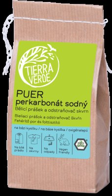 TIERRA VERDE Puer bieliaci prášok a odstraňovač škvŕn 250 g