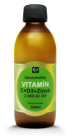 ZDRAVÝ SVET Lipozomálny VITAMÍN C+D3+Zinok 200 ml