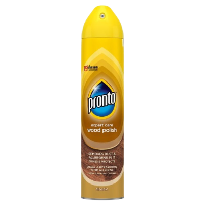 PRONTO Expert Care Wood Polish, Proti prachu, Classic 250 ml