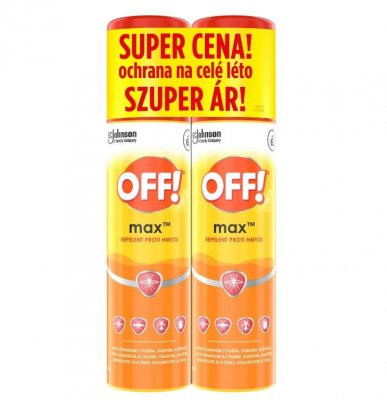 OFF! Repelent proti hmyzu Max 2 x 100 ml