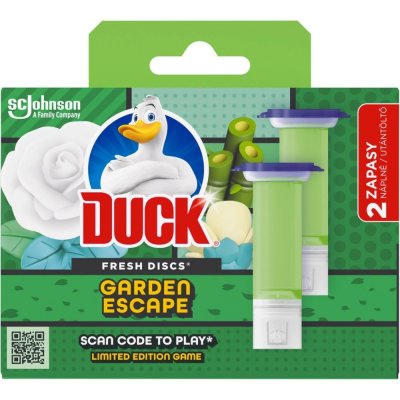 DUCK WC blok Fresh Discs Garden Escape, náplně 2 x 36 ml