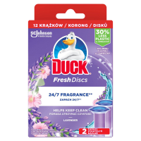 DUCK Fresh Discs Čistič WC Levandule náplň 2 x 36 ml DUCK Fresh Discs Čistič WC Levandule náplň 2 x 36 ml