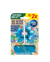 AMBIPUR WC Active gel-blok vodní květy 2 x 45 g