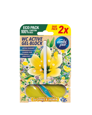 AMBIPUR Active gel-blok citron & jasmín 2 x 45 g