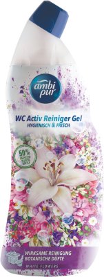 AMBIPUR WC Active gel bílé květy 750 ml