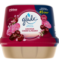 GLADE osvěžovač vzduchu gel do koupelny Luscious Cherry & Peony 180 g GLADE osvěžovač vzduchu gel do koupelny Luscious Cherry & Peony 180 g