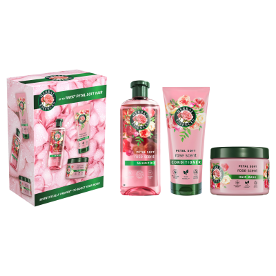 Herbal Essences Xmass sada Argan Repair šampon, kondicionér a maska 3 ks