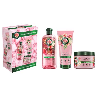 HERBAL ESSENCES Sada produktů Herbal Essences Rose: šampon + kondicionér + maska