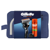 Gillette Xmass sada UEFA holicí strojek + 4 hlavice, taška a gel na holení 200 ml